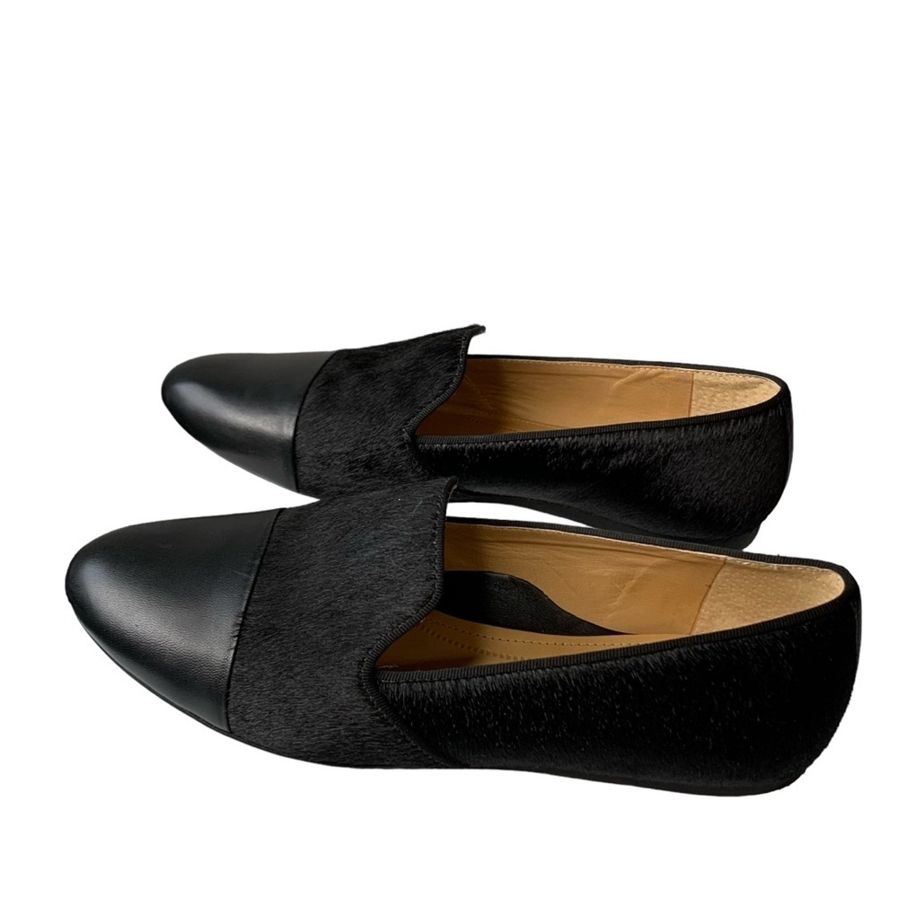 Nurture Reikel black Bovine calf‎ hair cap toe loafer. Size 7.5 - Picture 4 of 9